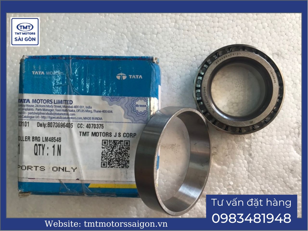 Bi trong moay ơ trước ,xe S.Ace E2 - Trung tâm phụ tùng xe tải