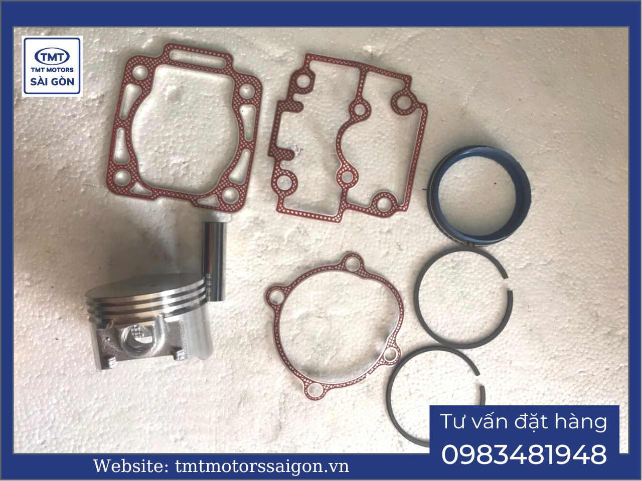 Bộ sửa chữa pistong máy nén khí Xe Ultra 814 xe Tata Super ACE TATA Super ACE E2 - Trung tâm phụ tùng xe tải - Trung tâm phụ tùng xe tải